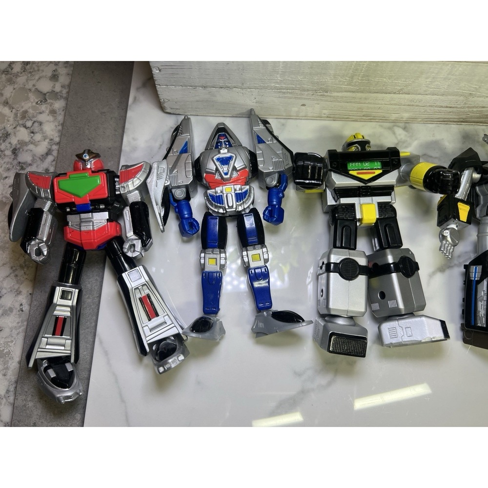 Power Ranger Time Force Trans-Warp Megazord Lot - Picture 5 of 12